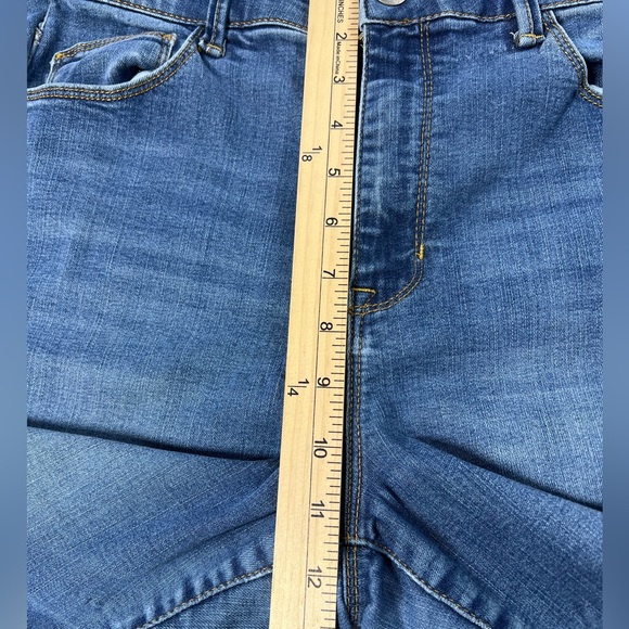 Knox Rose Jeans Womens Size 10 Med Blue Wash Denim Elastic Waist Cotton Blend - Picture 6 of 10